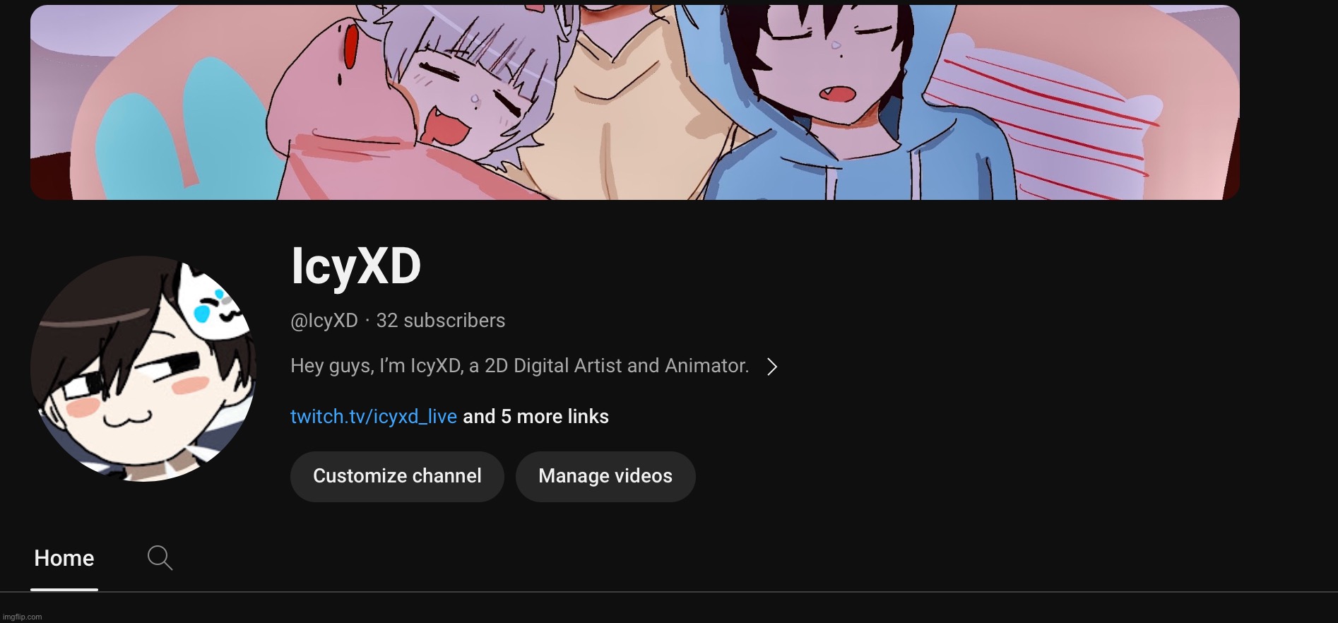 My channel got a bit of a one-year-anniversary makeover! | image tagged in youtube channel,makeover,1 year anniversary | made w/ Imgflip meme maker