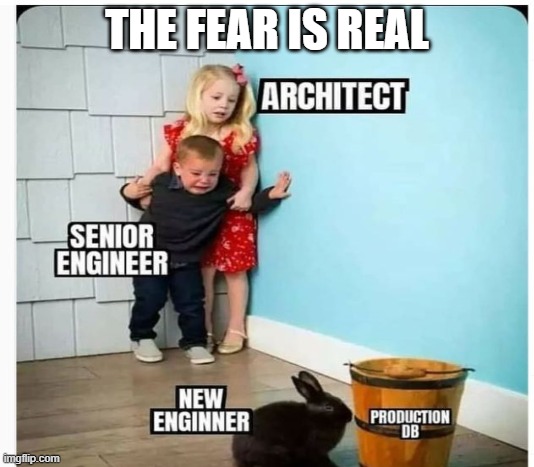 THE FEAR IS REAL | image tagged in devops | made w/ Imgflip meme maker