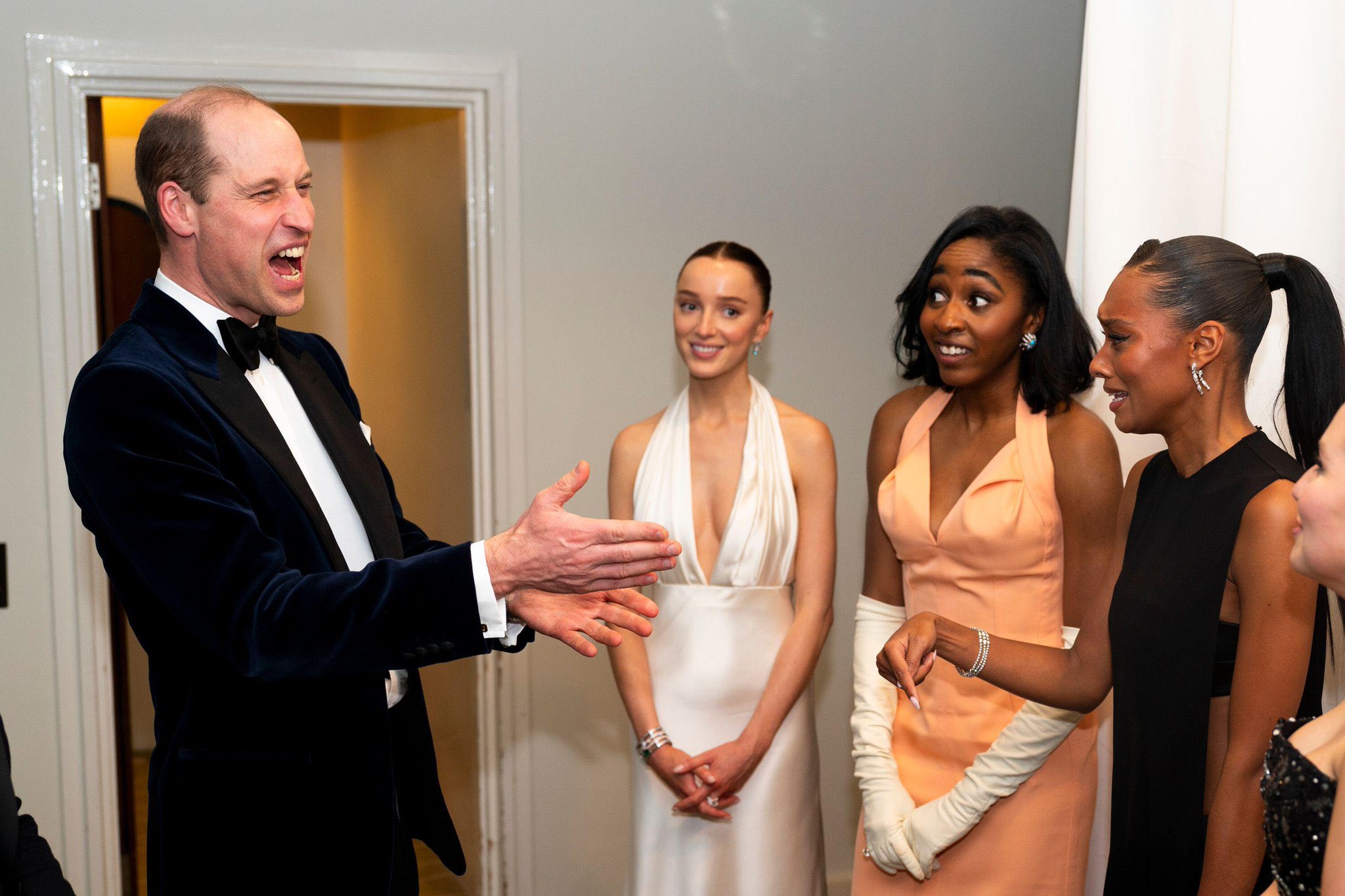 Prince William scaring the hoes Blank Meme Template