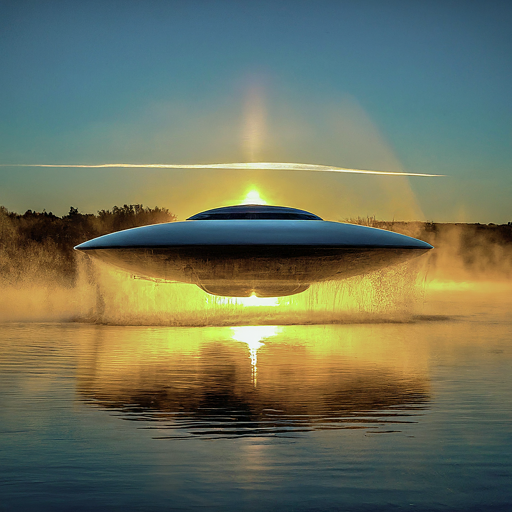 High Quality Water UFO Blank Meme Template