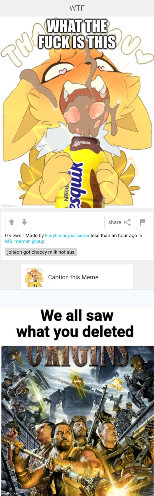 image tagged in we all saw what you deleted | made w/ Imgflip meme maker