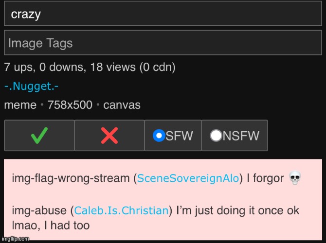 thanks for getting me higher on the mod list lmfao | made w/ Imgflip meme maker