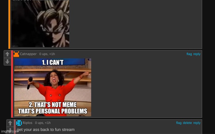 get your ass way back to the fun stream | made w/ Imgflip meme maker