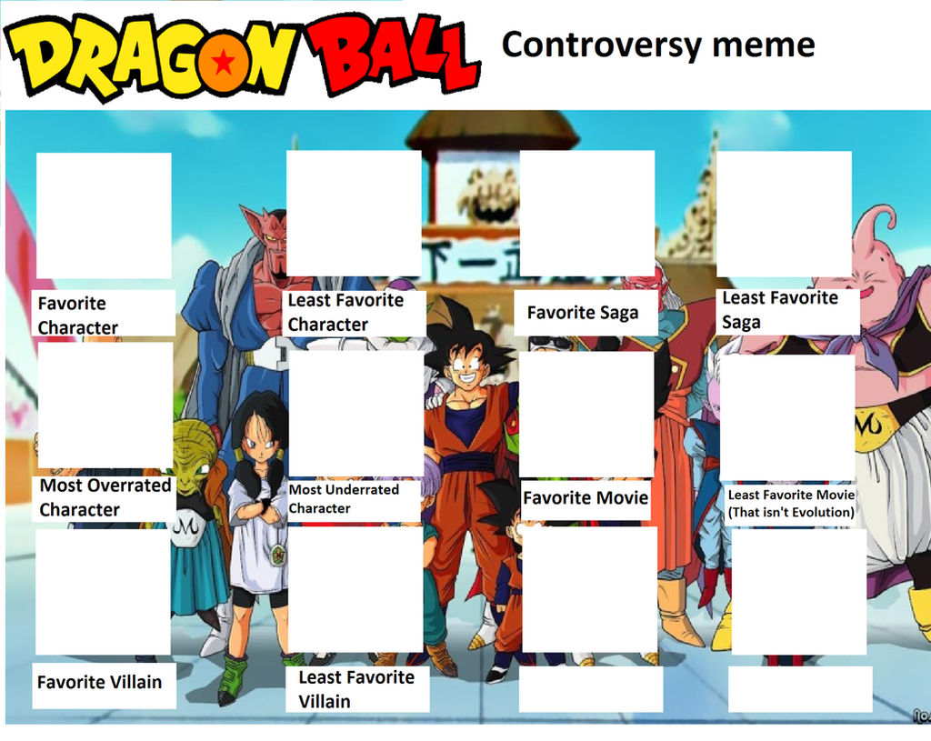 dragon ball meme Blank Meme Template