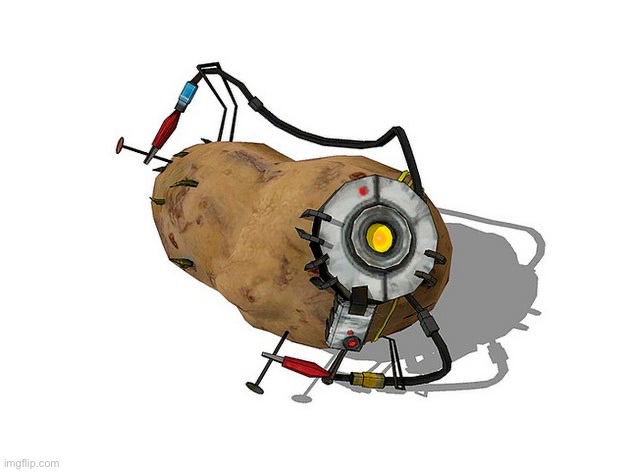 Potato GLaDoS | image tagged in potato glados | made w/ Imgflip meme maker