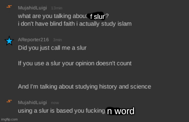 common L dawn | f slur; n word | made w/ Imgflip meme maker