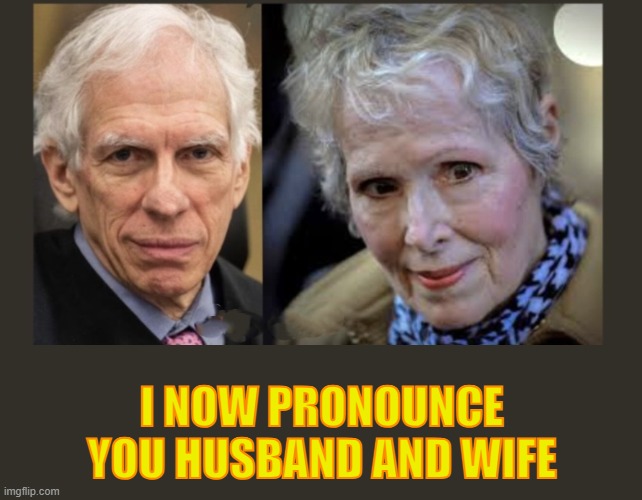 Husband and Wife if ever | I NOW PRONOUNCE YOU HUSBAND AND WIFE | image tagged in judge,nyc,new york,new york city,donald trump,government corruption | made w/ Imgflip meme maker
