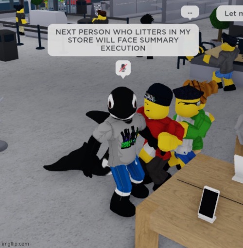 this store is strict tho | image tagged in roblox | made w/ Imgflip meme maker