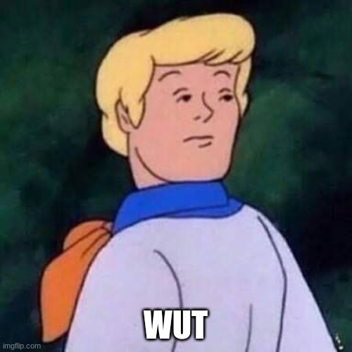 Fred Scooby Doo Wut | WUT | image tagged in fred scooby doo wut | made w/ Imgflip meme maker