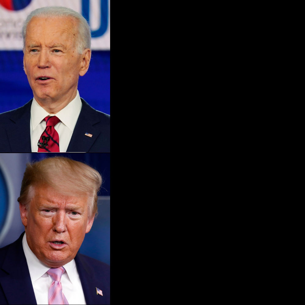 Biden Trump Blank Meme Template