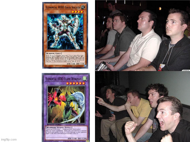Reaction to Legacy Compared to Modern | image tagged in reaction guys,yugioh | made w/ Imgflip meme maker