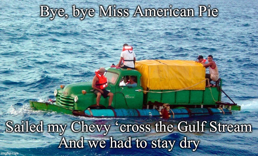 Cubans | image tagged in cuba,chevy,gulf | made w/ Imgflip meme maker