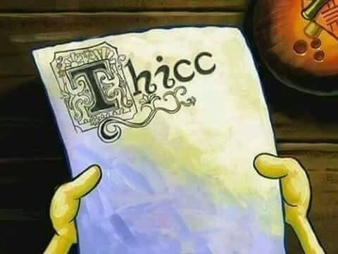 High Quality SpongeBob Reading the Paper : Thicc Blank Meme Template