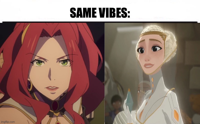 Who Would Win Blank | SAME VIBES: | image tagged in who would win blank,same energy,rising of the shield hero,nimona,memes,anime meme | made w/ Imgflip meme maker