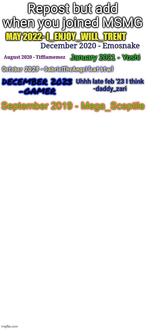 2019-2021 MSMG was goated | September 2019 - Mega_Sceptile | made w/ Imgflip meme maker