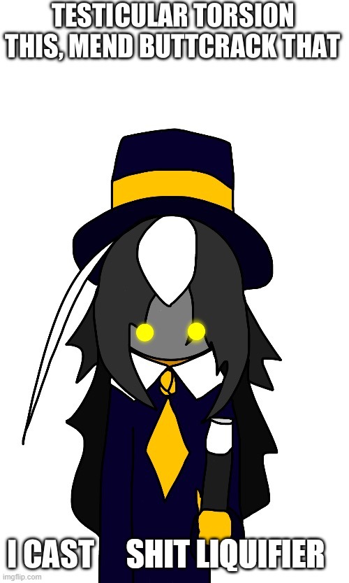 HAHAHAHAHAHAHAHAHAHAAHAAAAAAAAAAAAAAAA | SHIT LIQUIFIER | image tagged in cosmo casts a spell | made w/ Imgflip meme maker