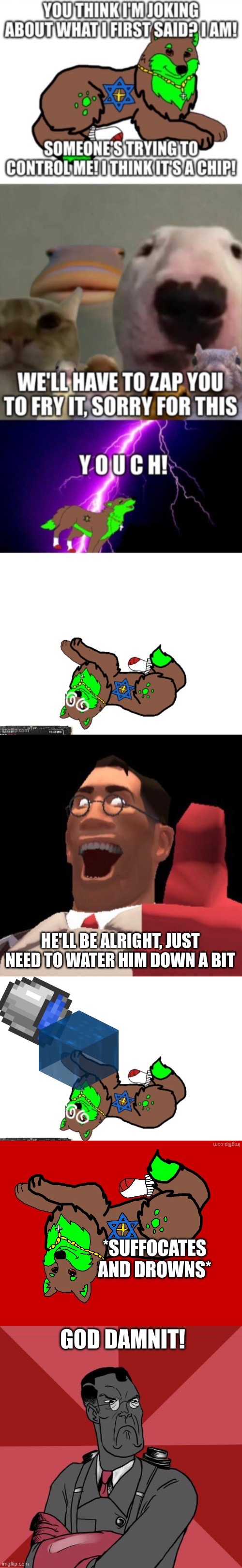 Mission Failed | image tagged in tf2 angry medic,council,farkas | made w/ Imgflip meme maker