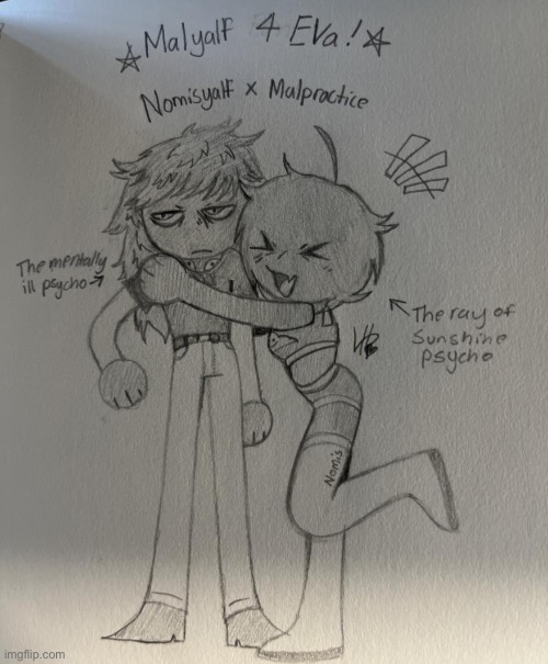 Malyalf ship art because screw him being controversial I love him | made w/ Imgflip meme maker