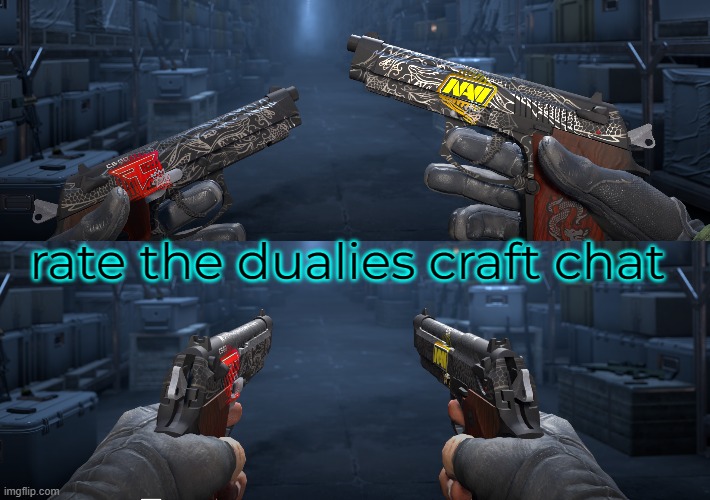 yes navi and faze are my fav teams, together with fnatic and furia | rate the dualies craft chat | made w/ Imgflip meme maker