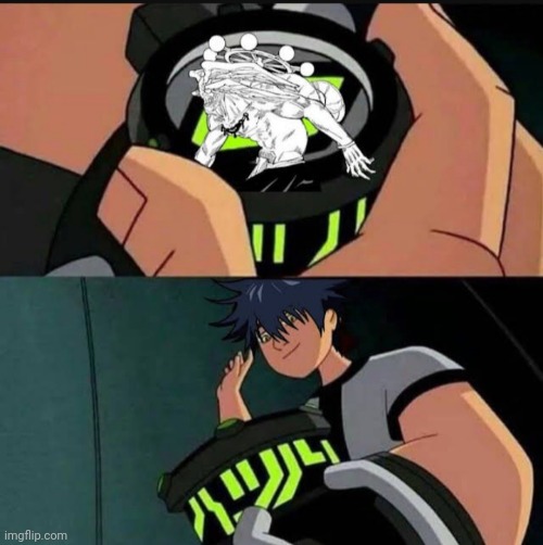 Its mahoraga time | image tagged in jjk,front page plz,lol,funny,ben 10,anime | made w/ Imgflip meme maker