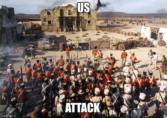 US; ATTACK | made w/ Imgflip meme maker