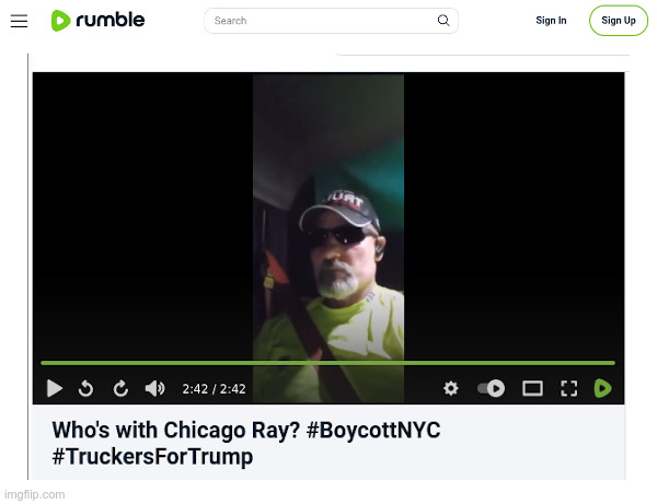 Who's With Chicago1Ray? #BoycottNYC! | image tagged in chicago1ray,truckers for trump,boycottnyc,new york city,democrats,corruption | made w/ Imgflip meme maker