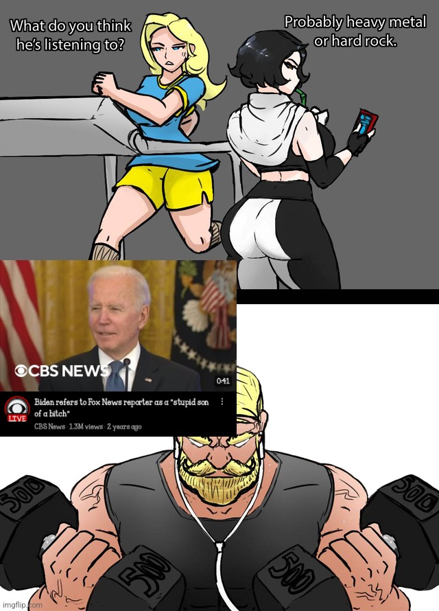 Biden moment | image tagged in what do you think he's listening to | made w/ Imgflip meme maker
