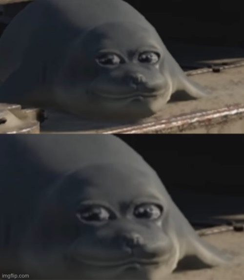 *Heavy breathing* | image tagged in russianbadger sad thought seal | made w/ Imgflip meme maker