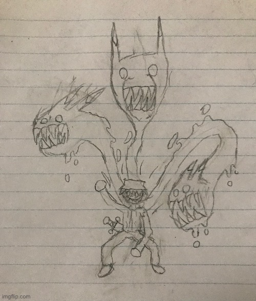 Concept art for Saike I made in class | made w/ Imgflip meme maker