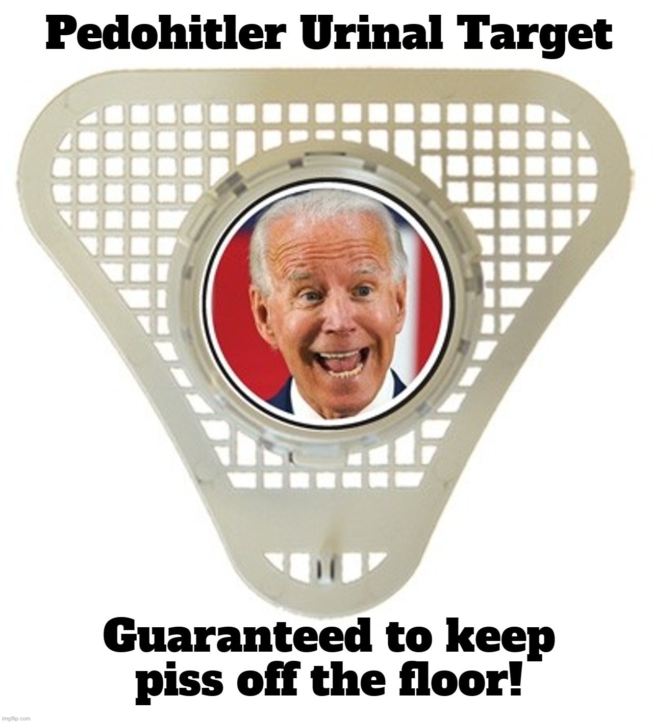 Pedohitler Urinal Target | image tagged in pedohitler,urinal guy,target practice,target,urinal guy more text room,piss on you | made w/ Imgflip meme maker