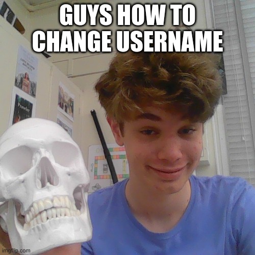 GUYS HOW TO CHANGE USERNAME | image tagged in riplor deveious face | made w/ Imgflip meme maker