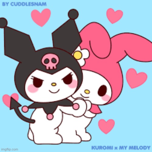 Me and who? | image tagged in sanrio | made w/ Imgflip meme maker