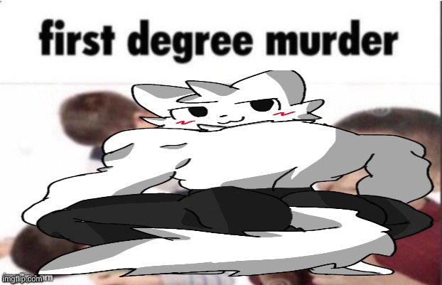 first degree murder | image tagged in first degree murder | made w/ Imgflip meme maker