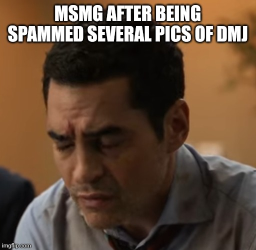 Concerned Face | MSMG AFTER BEING SPAMMED SEVERAL PICS OF DMJ | image tagged in concerned face,dank man joe | made w/ Imgflip meme maker