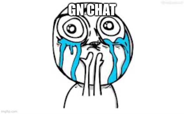 Crying Because Of Cute | GN CHAT | image tagged in memes,crying because of cute | made w/ Imgflip meme maker