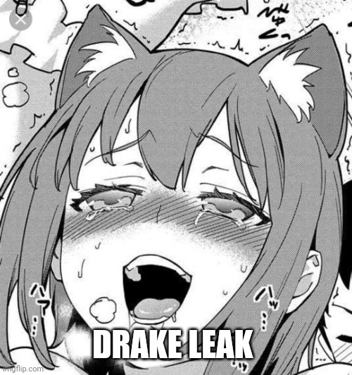 Ahegao | DRAKE LEAK | image tagged in ahegao | made w/ Imgflip meme maker