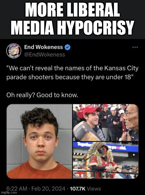 More liberal media hypocrisy | MORE LIBERAL MEDIA HYPOCRISY | image tagged in blatant,liberal media,hypocrisy | made w/ Imgflip meme maker