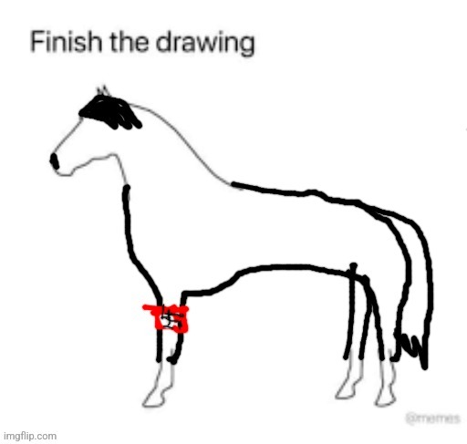 Horsler has a tail now | made w/ Imgflip meme maker