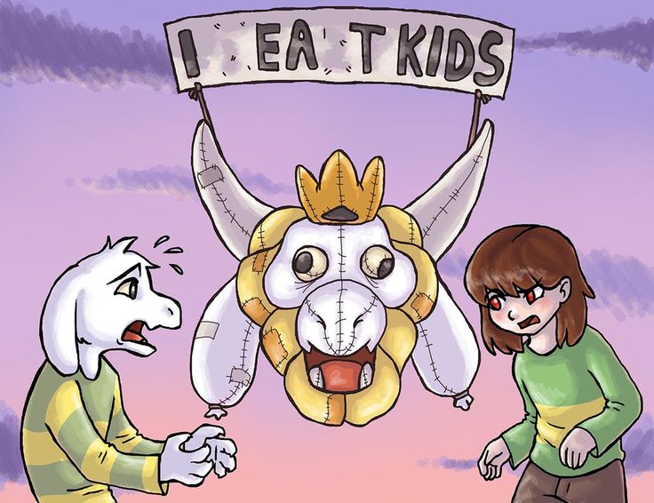 High Quality Asgore does not eat kids Blank Meme Template