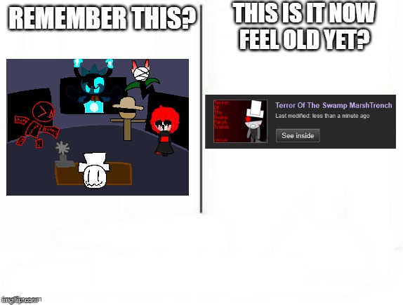 FNAF!? | THIS IS IT NOW
FEEL OLD YET? REMEMBER THIS? | image tagged in feel old yet,fnaf | made w/ Imgflip meme maker