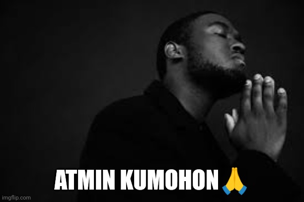 Atmin kumohon | ATMIN KUMOHON🙏 | image tagged in stickers | made w/ Imgflip meme maker