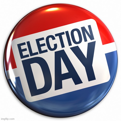 election day pin | image tagged in election day pin | made w/ Imgflip meme maker