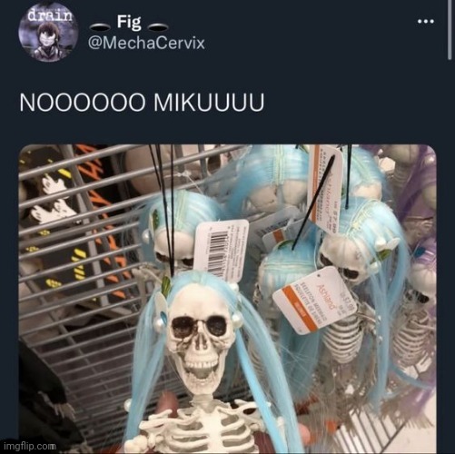 Man I'm dead ☠️ | image tagged in memes,funny,anime,hatsune miku | made w/ Imgflip meme maker