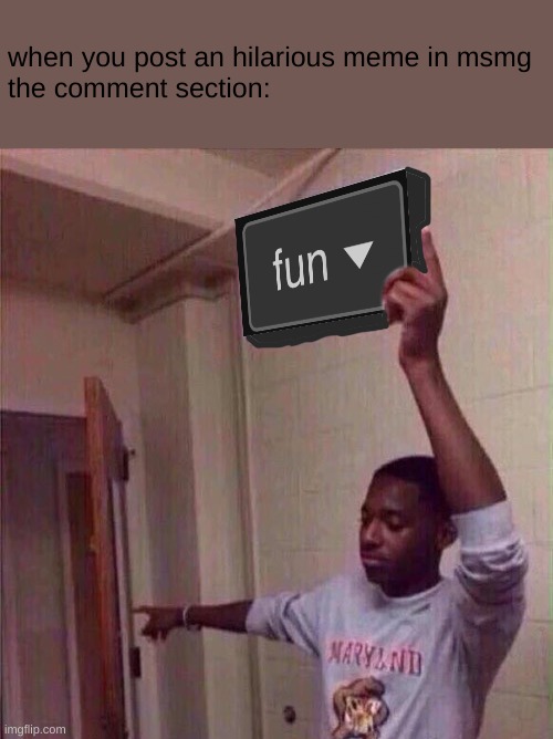 Go back to fun stream | when you post an hilarious meme in msmg
the comment section: | image tagged in go back to fun stream | made w/ Imgflip meme maker