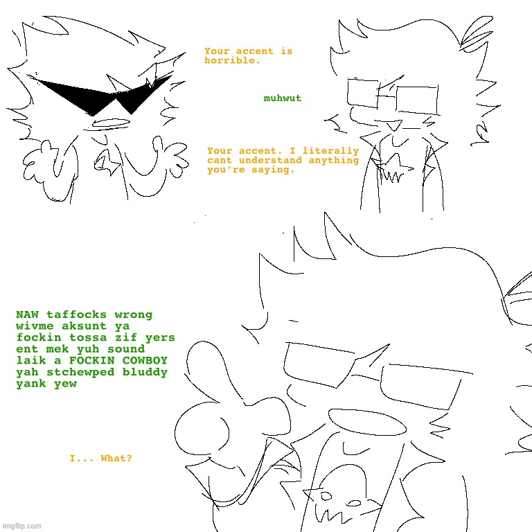 average english person interaction | made w/ Imgflip meme maker