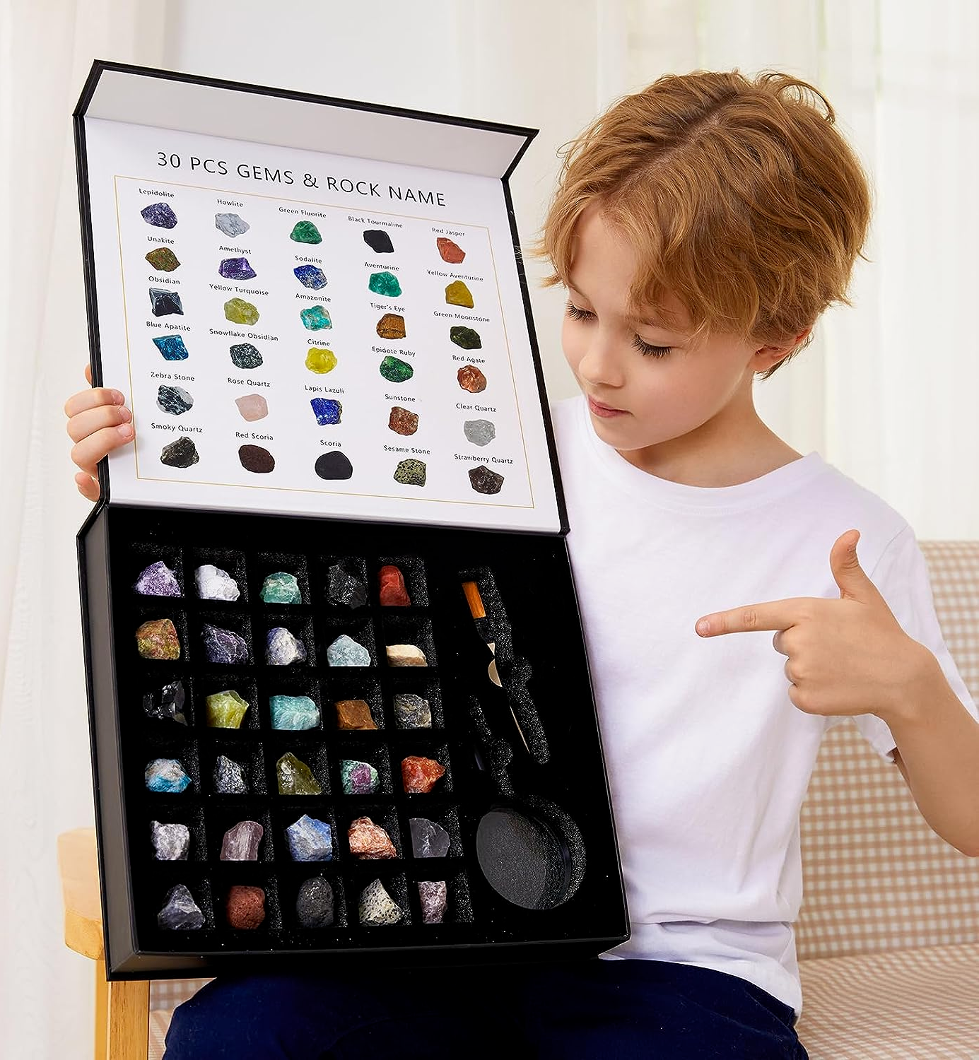 High Quality Child boy Perry Rock collection geologist JPP Blank Meme Template
