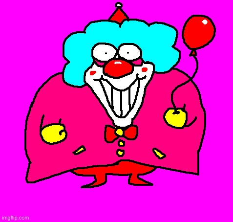 Hilarious clown | image tagged in drawing,haha soo funny | made w/ Imgflip meme maker