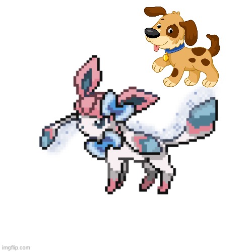 sylceon sprite | image tagged in sylceon sprite | made w/ Imgflip meme maker