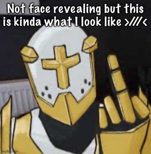 Not face revealing but this is kinda what I look like >///< | made w/ Imgflip meme maker
