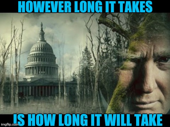 Our Lives Matter | HOWEVER LONG IT TAKES; IS HOW LONG IT WILL TAKE | image tagged in drain the swamp,memes | made w/ Imgflip meme maker